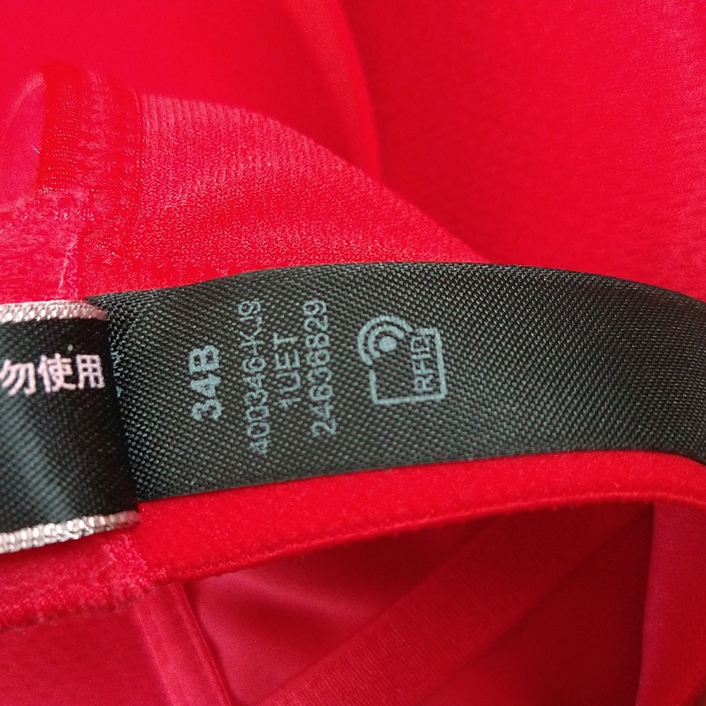 Victoria's Secret 400346-kj9 34B red bra NWT - Picture 10 of 11